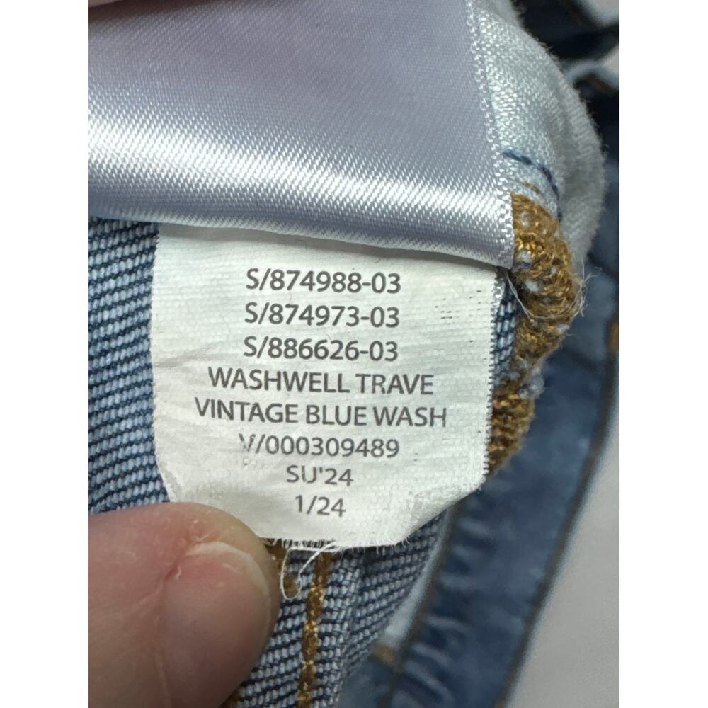 Banana Republic Men's Slim Fit Travel Jean Blue Denim Jeans - 34x30 (34x28.5) - Picture 6 of 6